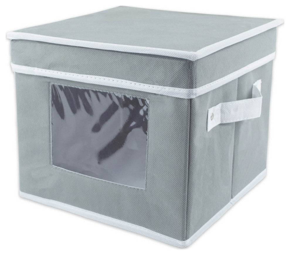 Dish Storage Salad Plate Gray