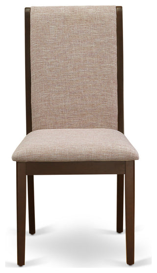 5Pc Kitchen Set - 4 Chairs, Butterfly Leaf Table Solid Wood Frame, Mahogany