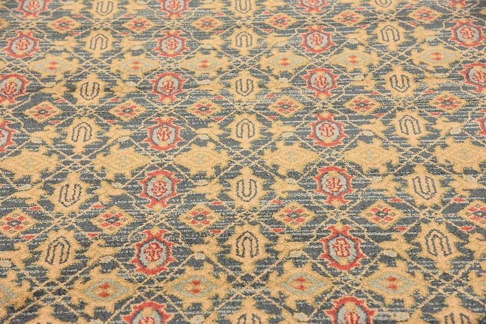 Unique Loom Navy Blue Jefferson Palace 7' 0 x 10' 0 Area Rug