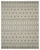 8' X 10' Gray Geometric Berber Power Loom Area Rug
