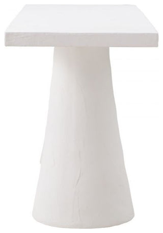 Dayana Plaster Desk, White