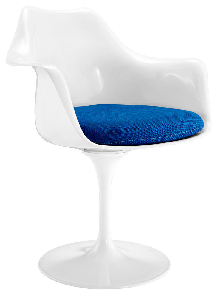 Modern Contemporary Kitchen Dining Armchair Blue