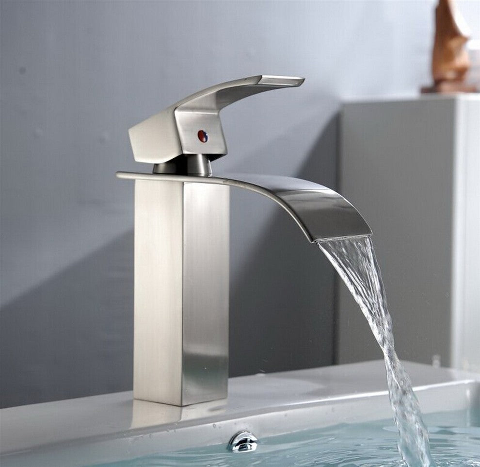 Kamloops Stainless Steel Bathroom Sink Faucet