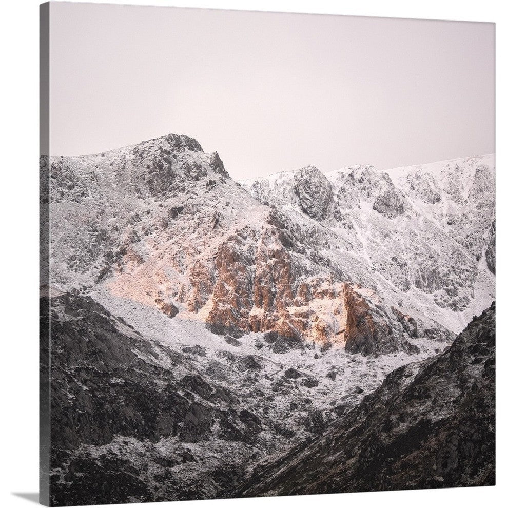 "Mountain Glow" Wrapped Canvas Art Print, 24"x24"x1.5"