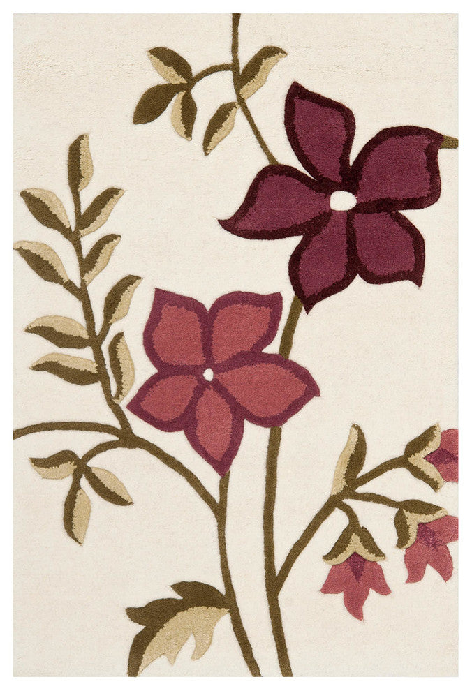 Safavieh Capri Cpr354A Ivory, Purple Area Rug