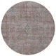 Ahgly Company Indoor Round Mid-Century Modern Area Rugs, 7' Round