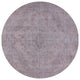 Ahgly Company Indoor Round Mid-Century Modern Area Rugs, 7' Round