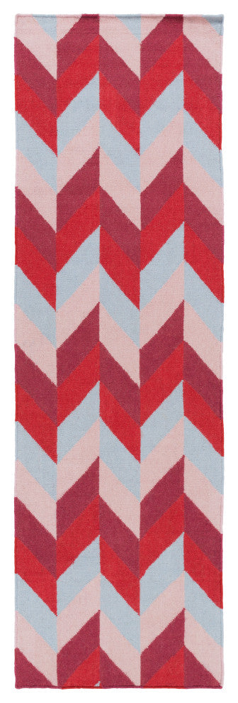Surya Talitha TAL-1005 5'x8' Rug, Garnet/Rose/Fuschia/Denim