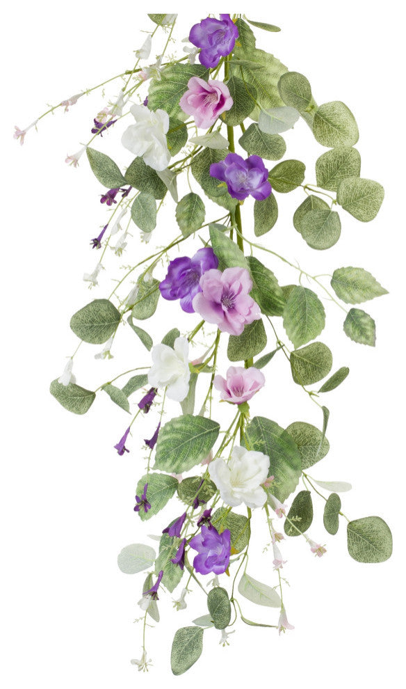 Lisianthus Garland, 2-Piece Set