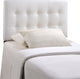 Emily Twin Vinyl Headboard, White