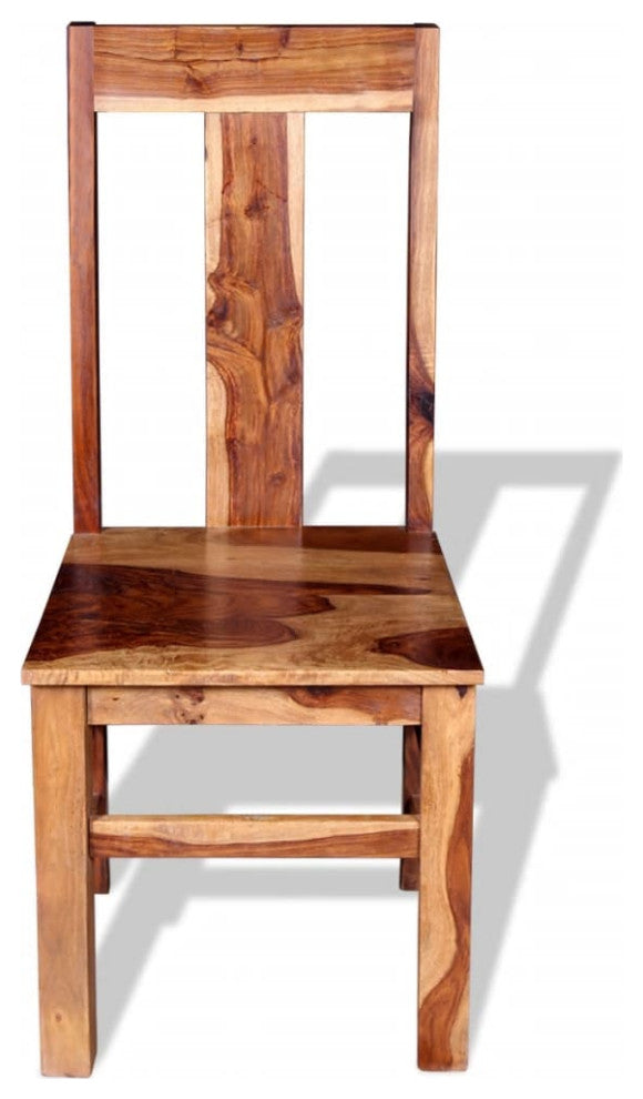 vidaXL Dining Chairs 6 pcs Solid Sheesham Wood
