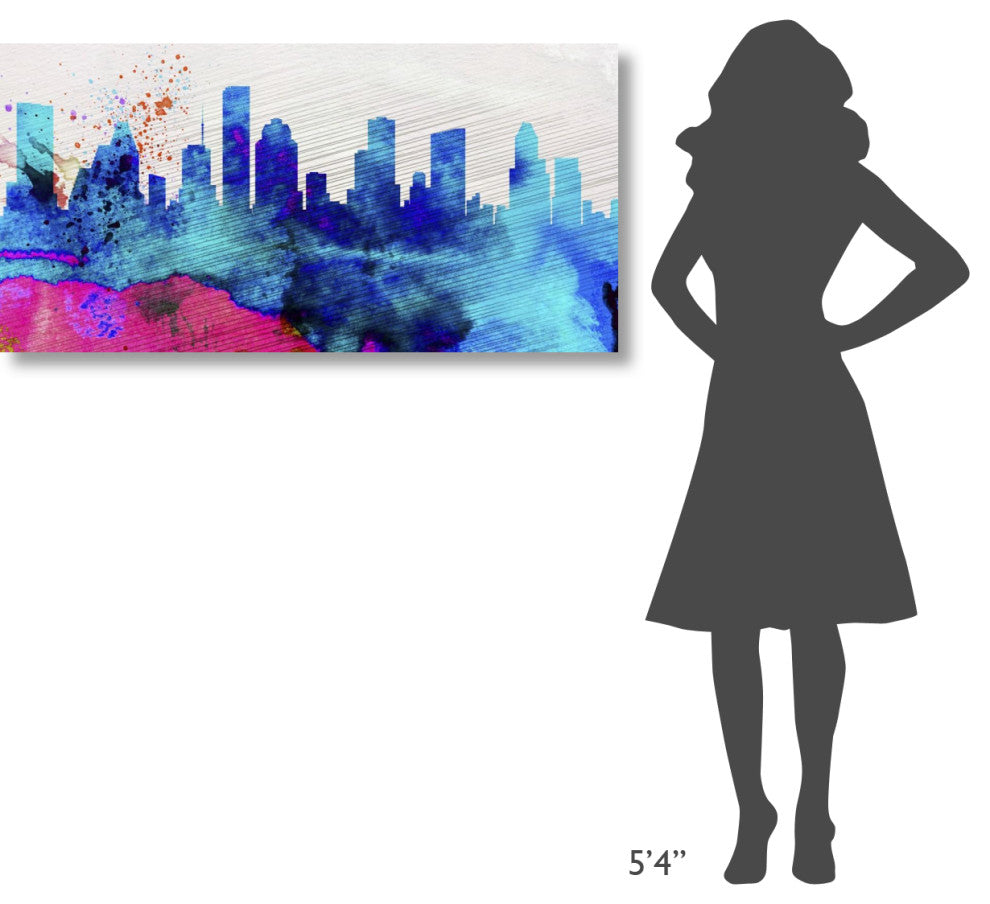 "Houston City Skyline" Fine Art Print
