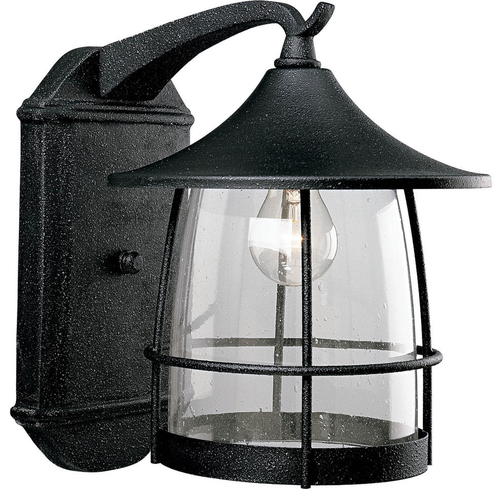 1-Light Wall Lantern, Gilded Iron