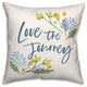 Love the Journey 18x18 Spun Poly Pillow