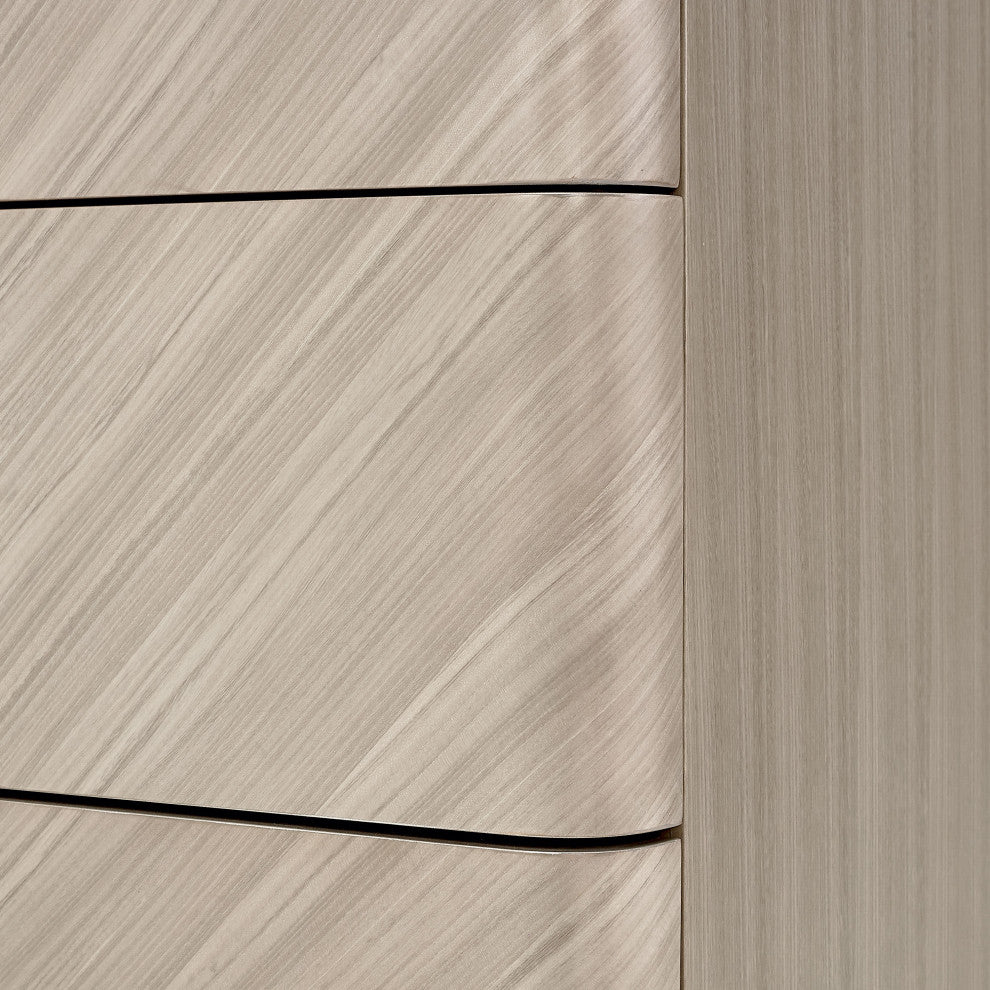 Lanterna Highboy Chest - Silver Mist