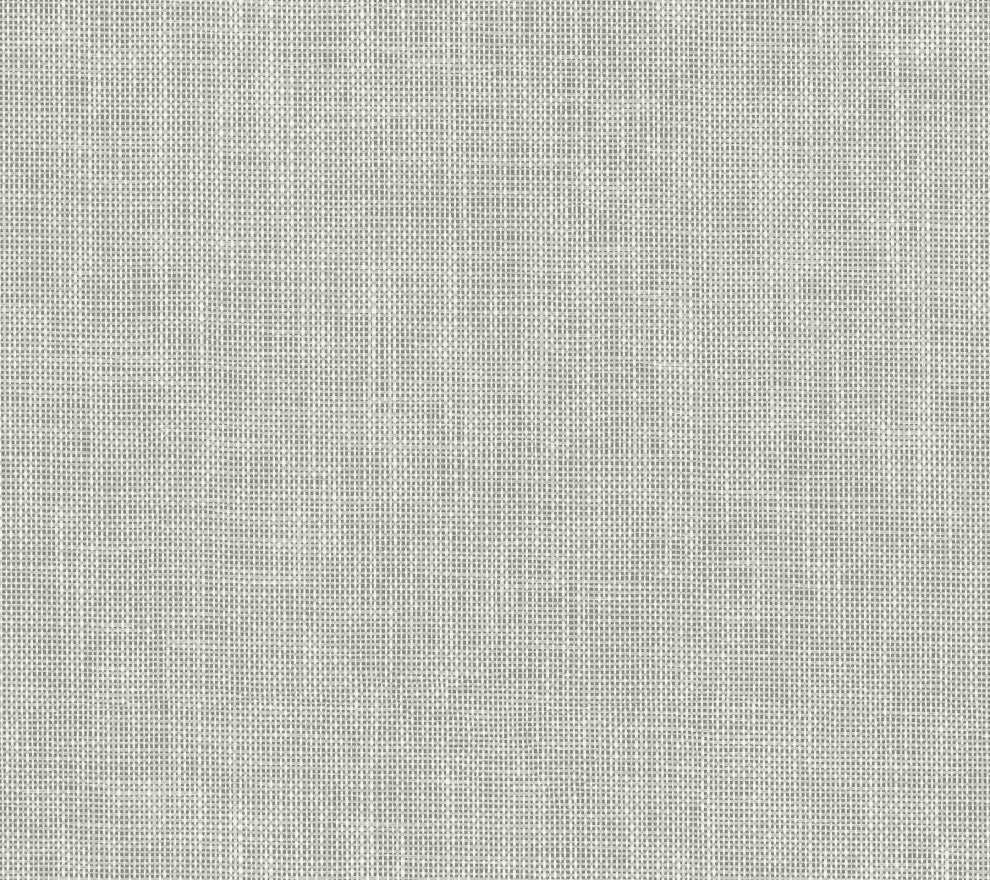 Reed Basket White Peel and Stick Wallpaper