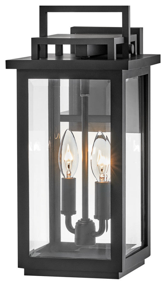 Hinkley Lighting 22110 Winthorpe 2 Light 16" Tall Outdoor Wall - Black