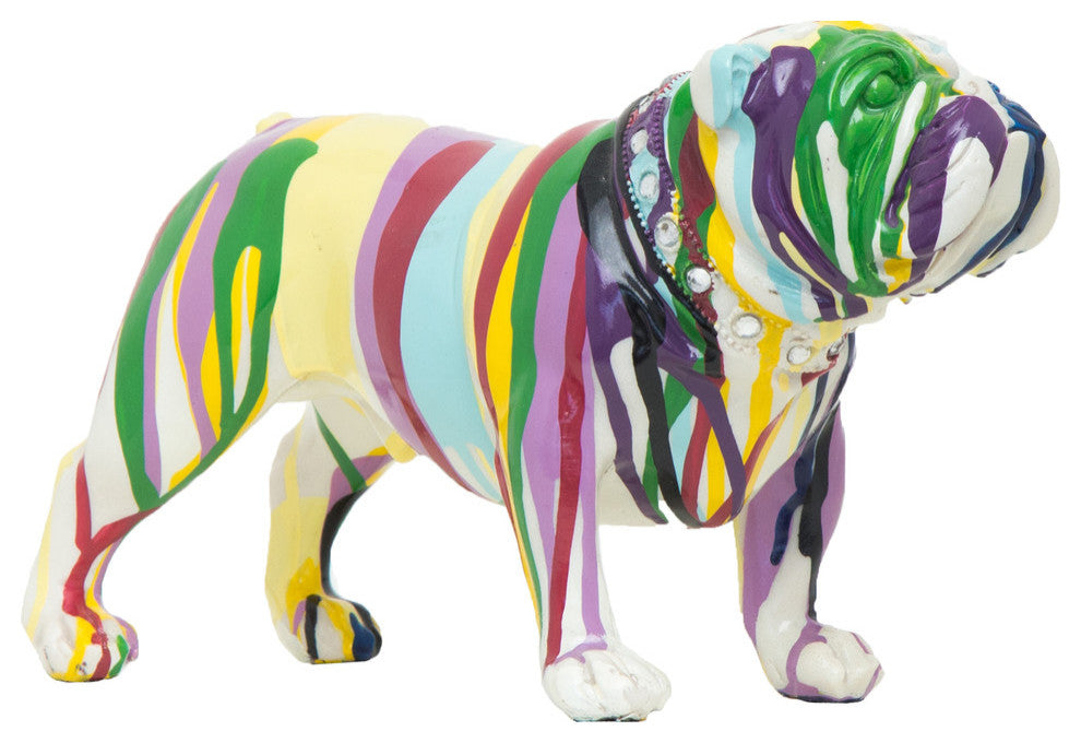 Interior Illusions Plus Graffiti Bulldog, 10" Long