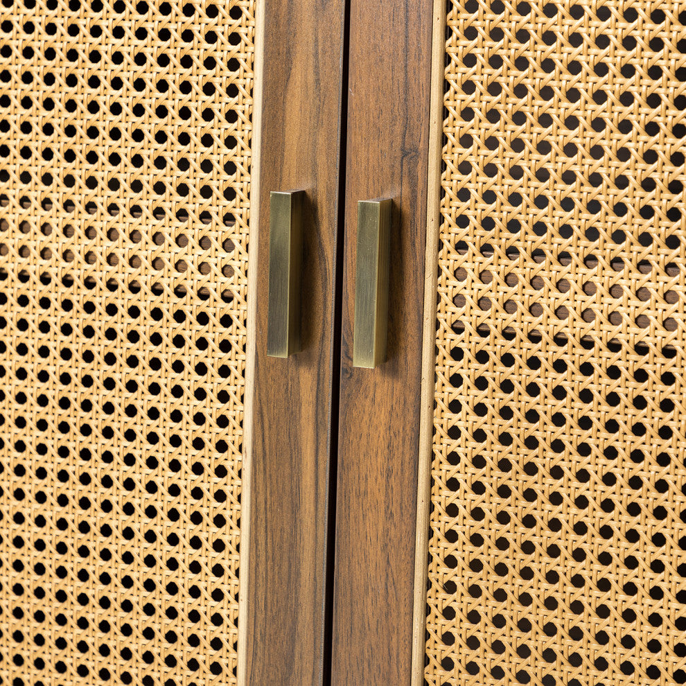 3-Door Accent Cabinet, Espresso