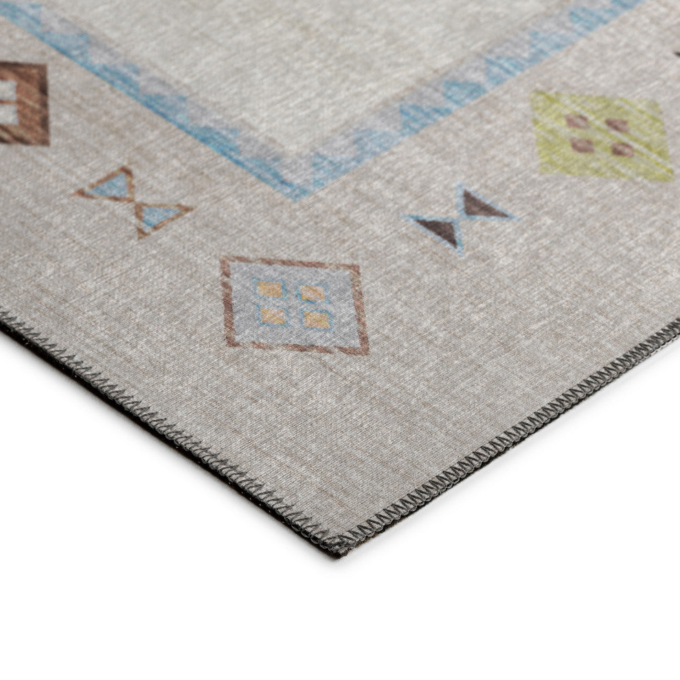 Indoor/Outdoor Phoenix PH2 Ivory Machine Washable 8' x 10' Rug
