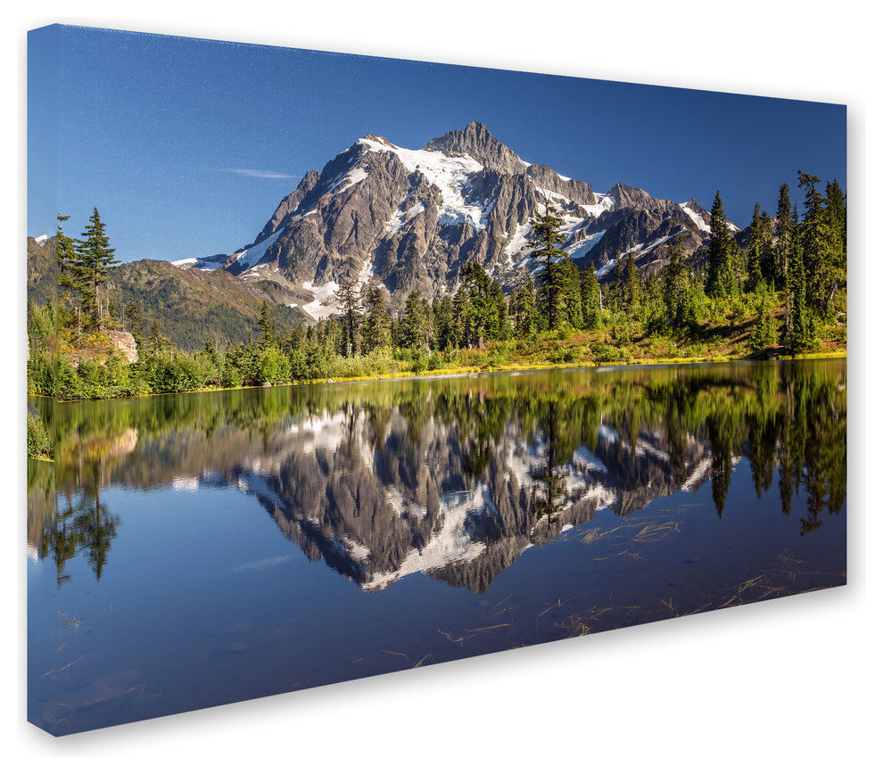 Pierre Leclerc ''Picture Lake'' Canvas Art, 47x30