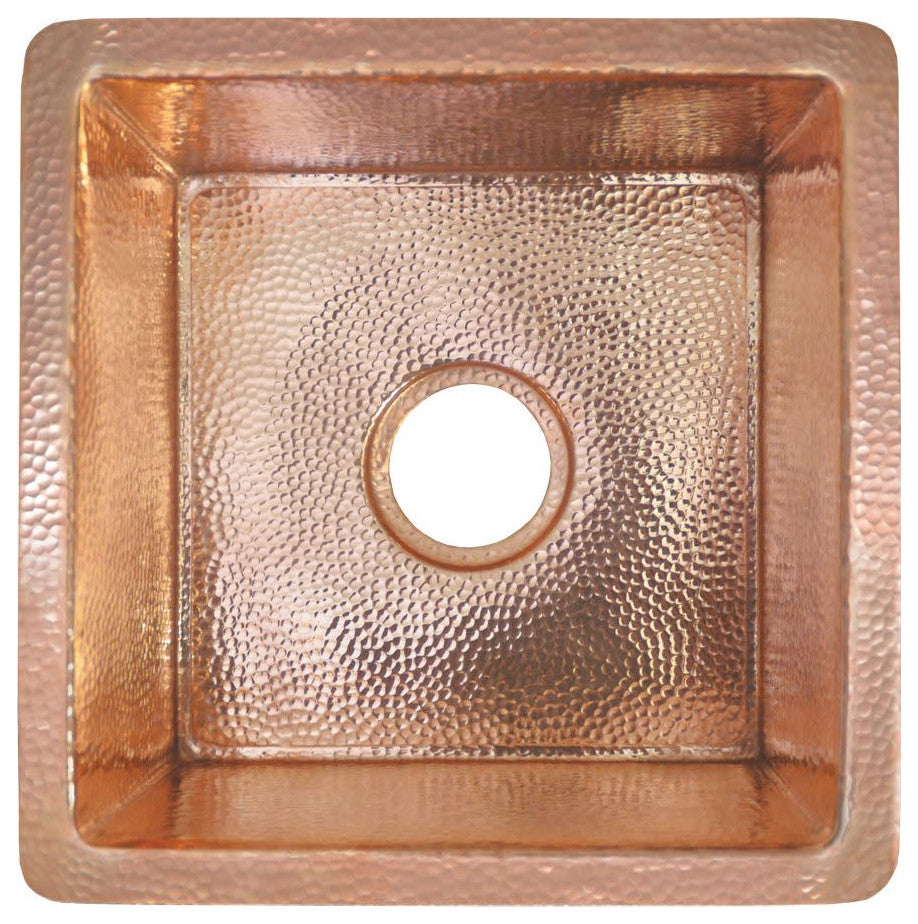 Native Trails CPS34 Cantina 13" Undermount Single Basin Copper - Antique Copper