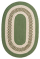Colonial Mills Crescent NT61 Moss Green Indoor/Outdoor Area Rug, Round 6'x6'