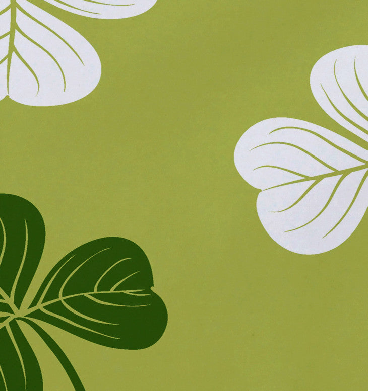 Lucky, Holiday Floral Print Placemat, Green, Set of 4