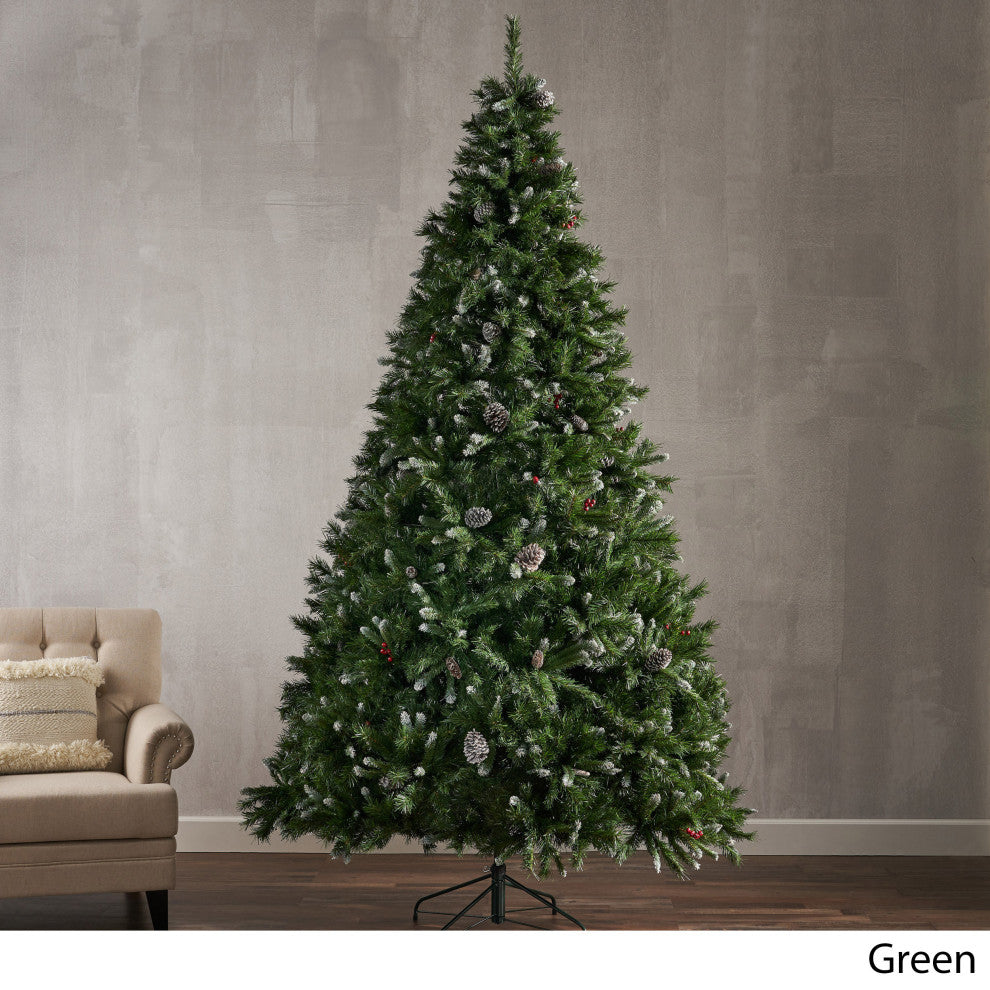 9' Mixed Spruce Artificial Christmas Tree, Unlit