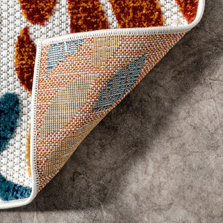 Nuloom Indoor/Outdoor Floret Contemporary Country Area Rug, Blue 10'x14'