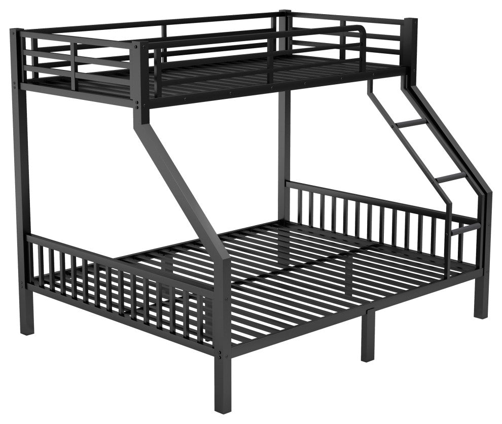 Gewnee Twin XL Over Queen Metal Bunk Bed