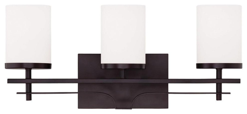 Colton 3-Light Bath Vanity Fixture Vanity, English Bronze