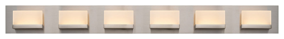 Kira Home Everett 48" 60W Integrated LED Bathroom / Light, Rectangular Acrylic