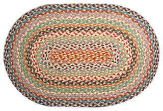 Multi 1 Oval Braided Rug 20"x30"