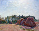 Alfred Sisley Haystacks at Moret