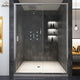 60-in x 72-in Framed Sliding Shower Door, Brushed Nickel