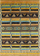 Ahgly Company Indoor Rectangle Mid-Century Modern Area Rugs, 5' x 8'