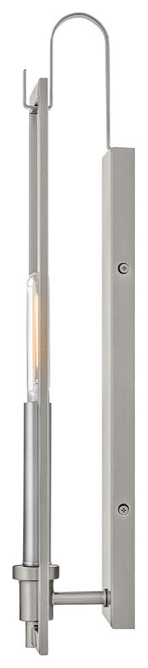 Lark Stassi Medium Single Light Sconce, Brushed Nickel