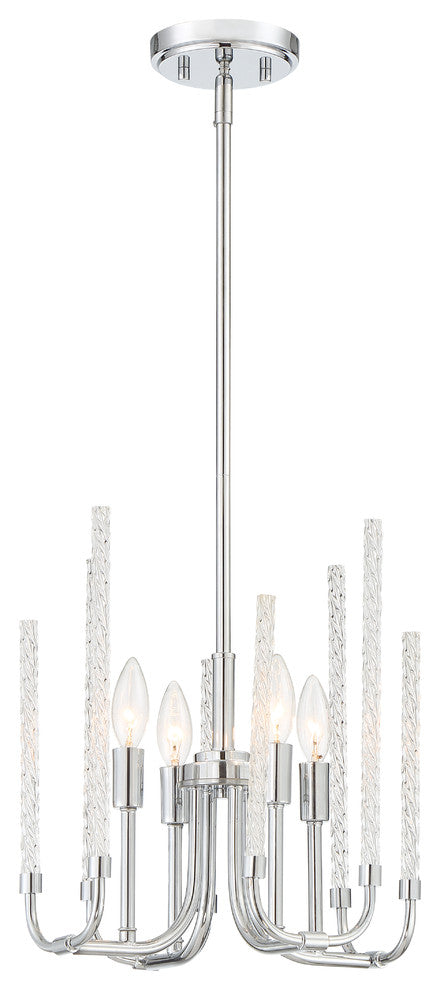 Laretto 4-Light Chandelier, Chrome