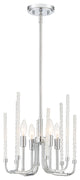Laretto 4-Light Chandelier, Chrome