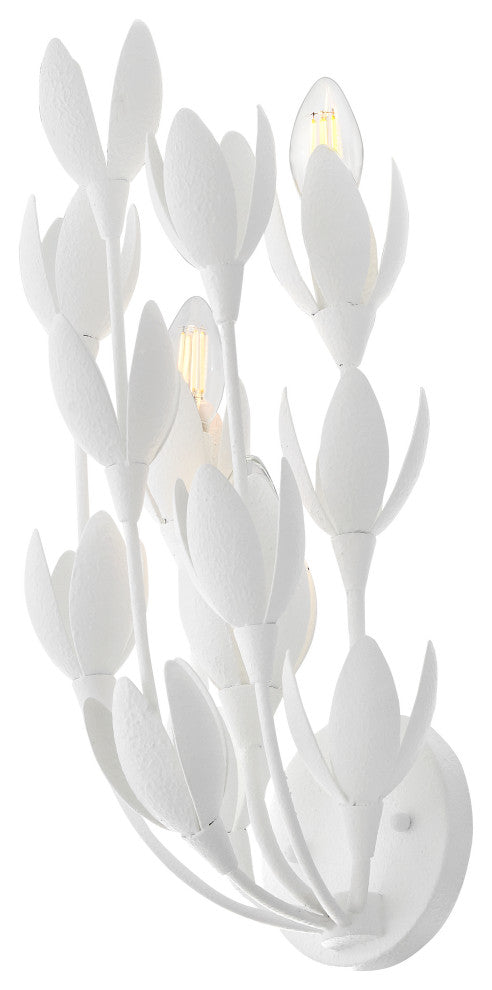 Hinkley Flora Large Sconce, Textured Plaster