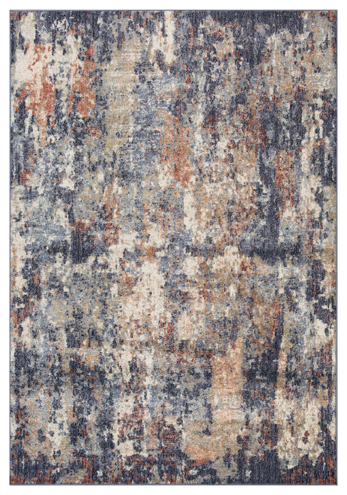 Jordan Cary Area Rug, Blue, 1'10" x 2'11", Abstract