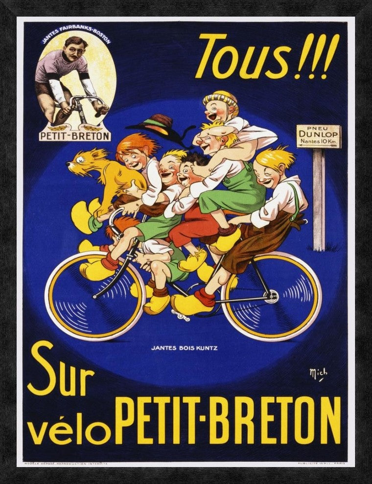 "Petit Breton" Framed Canvas Giclee by Anonymous, 26"x34"