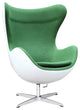 Modern Classics Fiesta Fiberglass Chair In Wool, Green