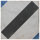Renaissance Deco Indigo Frame Porcelain Floor and Wall Tile