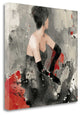 "Beautiful Gaze I Neutral" By Albena Hristova, Giclee on Gallery Wrap Canvas