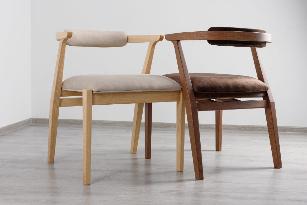 Ellis Dining Chair Brown With Brown Material