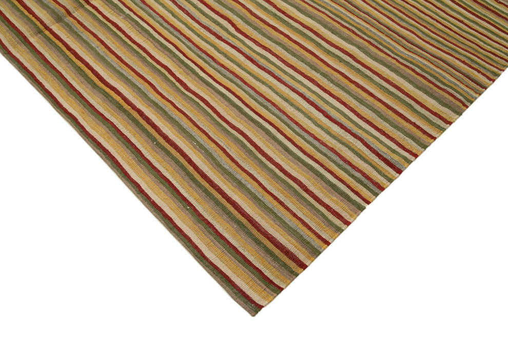 Rug N Carpet - Handmade Oriental 7' 3'' x 10' 0'' Decorative Wool Kilim Rug