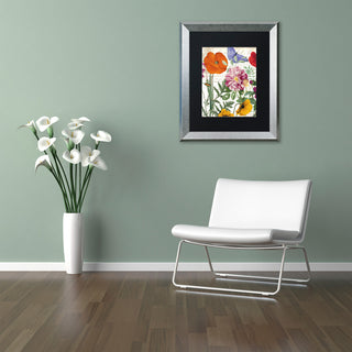 Color Bakery 'Printemps' Matted Framed Art, Silver Frame, Black Mat, 11x14