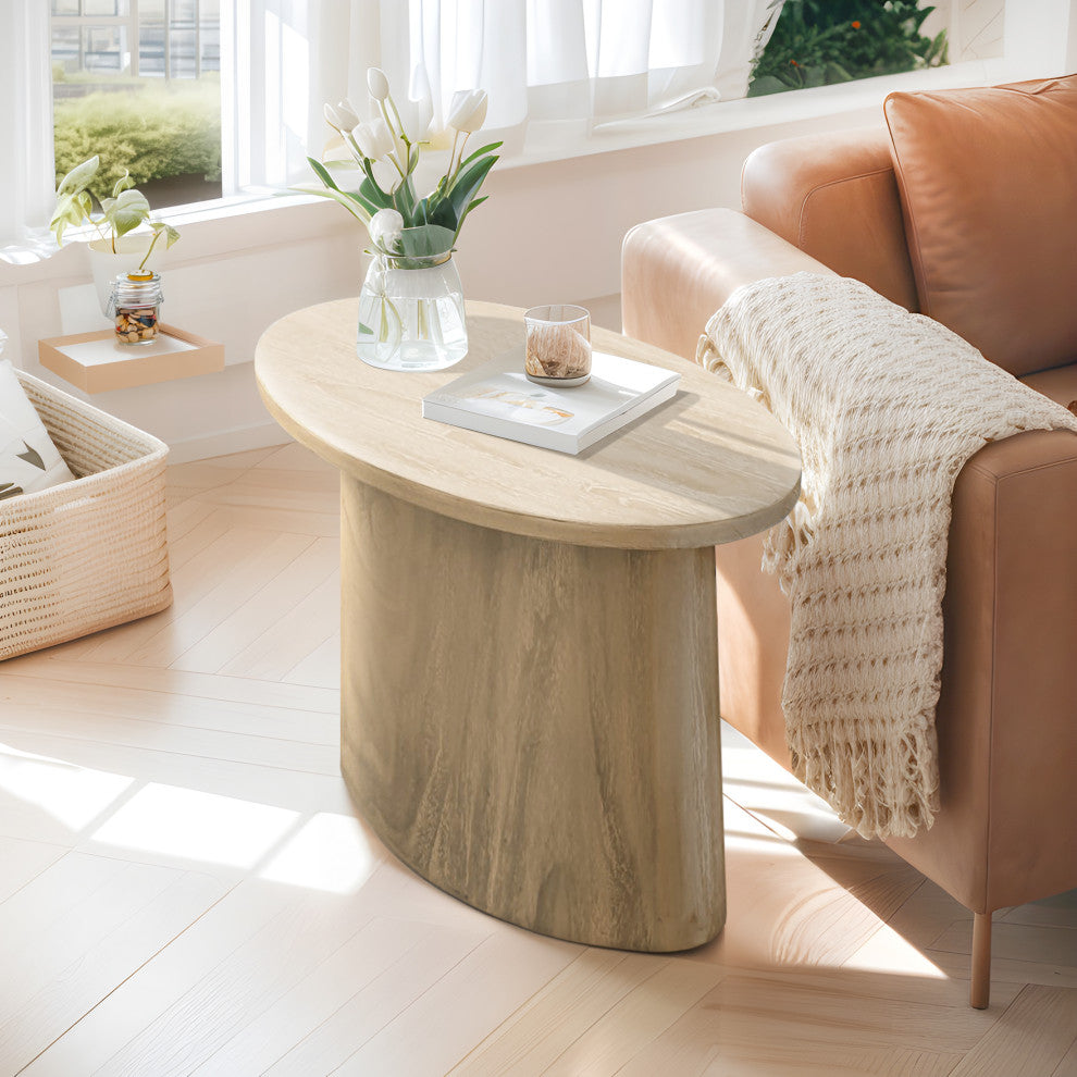 Chapel Hill Oval Accent Table, Wheat